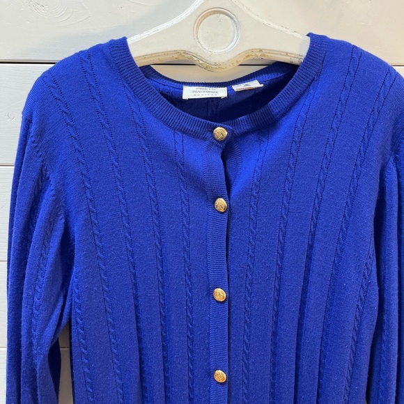 PORTS TRADEMARK DESIGNS – Long Wool Cardigan (L) - Picture 4 of 8